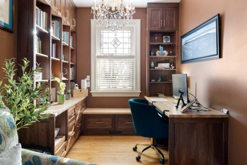 1727 24 Street Sw, Calgary, AB - Indoor Photo Showing Office