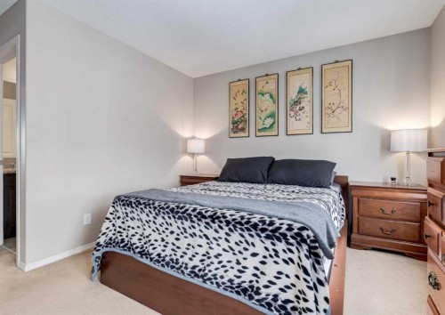 38 Autumn Crescent Se, Calgary, AB - Indoor Photo Showing Bedroom