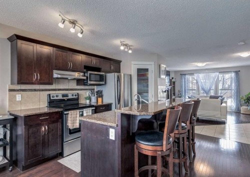 38 Autumn Crescent Se, Calgary, AB - Indoor Photo Showing Kitchen With Stainless Steel Kitchen With Upgraded Kitchen