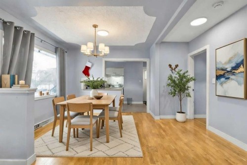 4617 Stanley Road Sw, Calgary, AB - Indoor Photo Showing Dining Room