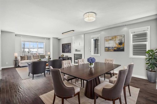 37 Evansbrooke Park Nw, Calgary, AB - Indoor Photo Showing Dining Room