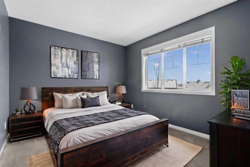 37 Evansbrooke Park Nw, Calgary, AB - Indoor Photo Showing Bedroom