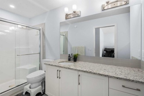 158 Magnolia Path Se, Calgary, AB - Indoor Photo Showing Bathroom