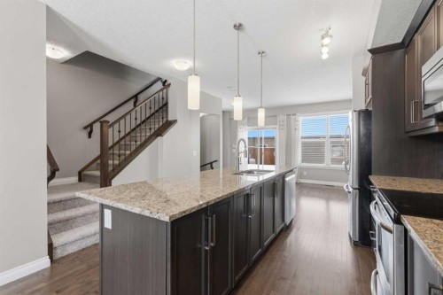 61 Sage Meadows Terrace Nw, Calgary, AB - Indoor Photo Showing Kitchen With Upgraded Kitchen