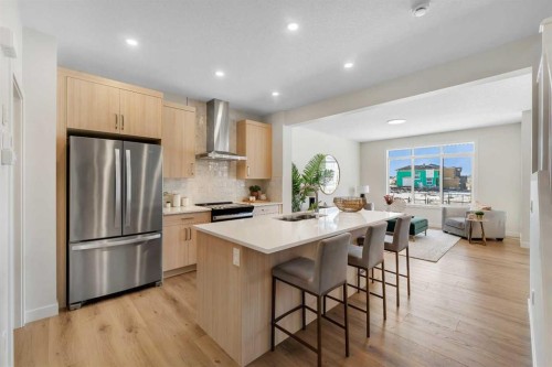 434 South Shore Drive, Chestermere, AB - Indoor Photo Showing Kitchen With Stainless Steel Kitchen With Upgraded Kitchen