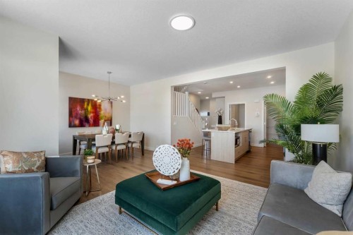 434 South Shore Drive, Chestermere, AB - Indoor Photo Showing Living Room