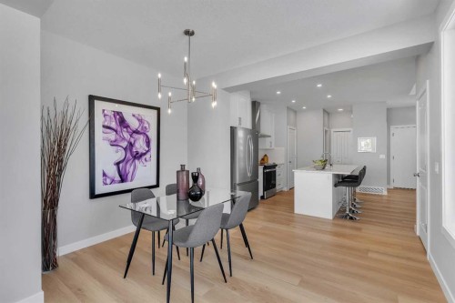 390 South Shore Drive, Chestermere, AB - Indoor Photo Showing Dining Room