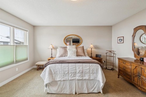 7 Cooperstown Place Sw, Airdrie, AB - Indoor Photo Showing Bedroom
