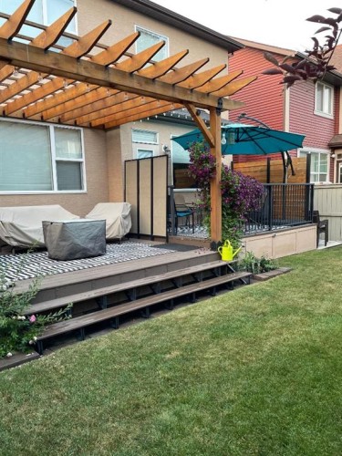 7 Cooperstown Place Sw, Airdrie, AB - Outdoor With Deck Patio Veranda