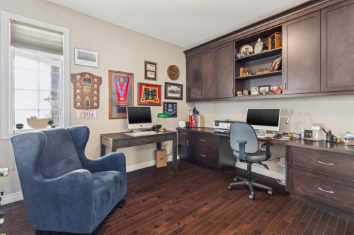 7 Cooperstown Place Sw, Airdrie, AB - Indoor Photo Showing Office