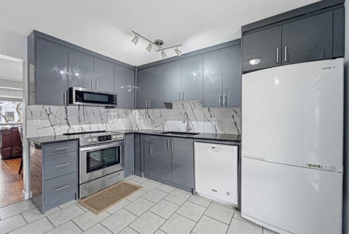 78 Martinview Crescent Ne, Calgary, AB - Indoor Photo Showing Kitchen With Upgraded Kitchen