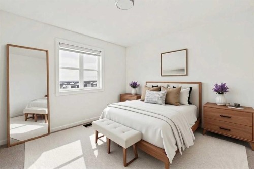 86 Spring Willow Close Sw, Calgary, AB - Indoor Photo Showing Bedroom