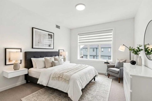 86 Spring Willow Close Sw, Calgary, AB - Indoor Photo Showing Bedroom