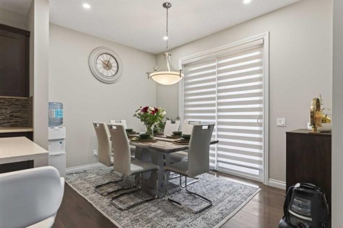 673 Marina Drive, Chestermere, AB - Indoor Photo Showing Dining Room