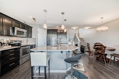 267 Auburn Meadows Place Se, Calgary, AB - Indoor Photo Showing Kitchen With Stainless Steel Kitchen With Upgraded Kitchen