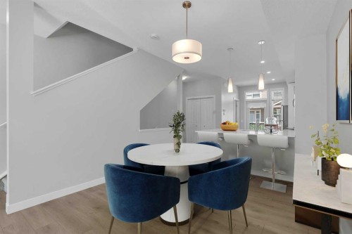 118 Legacy Path Se, Calgary, AB - Indoor Photo Showing Dining Room