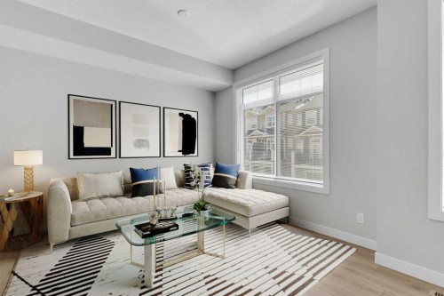 118 Legacy Path Se, Calgary, AB - Indoor Photo Showing Living Room