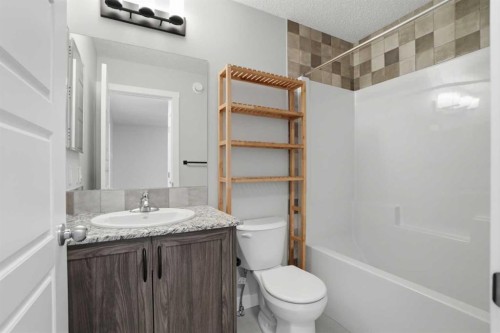 747 Creekside Boulevard Sw, Calgary, AB - Indoor Photo Showing Bathroom