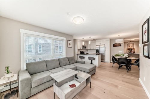 2312-240 Skyview Ranch Road Ne, Calgary, AB - Indoor Photo Showing Living Room