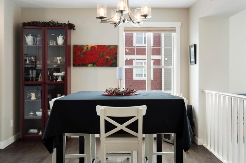 507 Cranford Walk Se, Calgary, AB - Indoor Photo Showing Dining Room