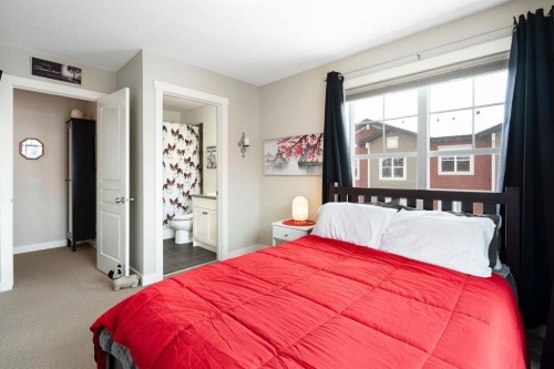 507 Cranford Walk Se, Calgary, AB - Indoor Photo Showing Bedroom