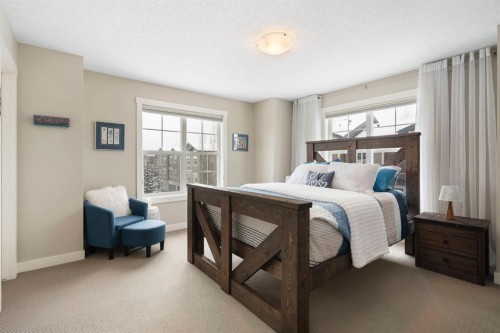 507 Cranford Walk Se, Calgary, AB - Indoor Photo Showing Bedroom