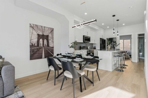 203-95 Saddlecrest Circle Ne, Calgary, AB - Indoor Photo Showing Dining Room