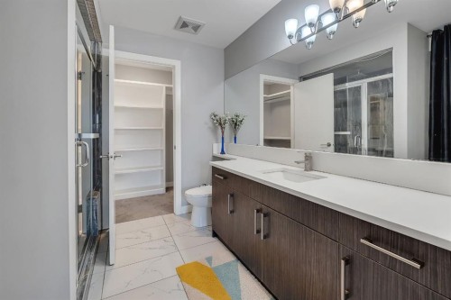 278 Saddlefield Place Ne, Calgary, AB - Indoor Photo Showing Bathroom