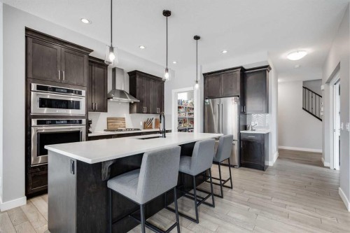 230 Nolanhurst Bay Nw, Calgary, AB - Indoor Photo Showing Kitchen With Stainless Steel Kitchen With Upgraded Kitchen