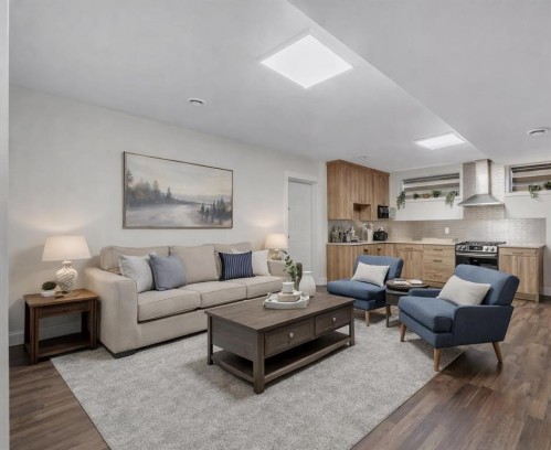 272 Aspenmere Way, Chestermere, AB - Indoor Photo Showing Living Room