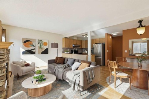 39 Country Village Circle Ne, Calgary, AB - Indoor Photo Showing Living Room