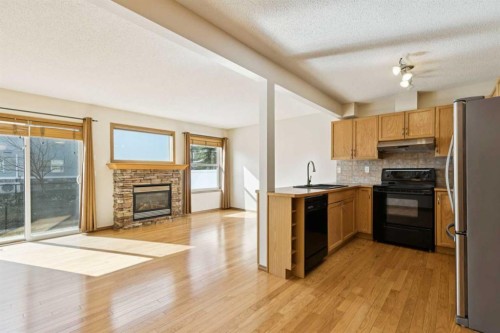 39 Country Village Circle Ne, Calgary, AB - Indoor With Fireplace