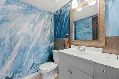 1-12 Silver Creek Boulevard Nw, Airdrie, AB - Indoor Photo Showing Bathroom