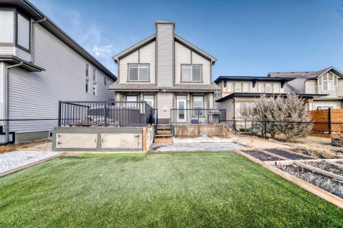 322 Reunion Green Nw, Airdrie, AB - Outdoor With Deck Patio Veranda
