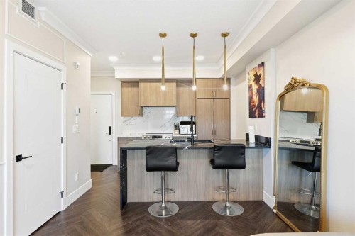 305-370 Dieppe Drive Sw, Calgary, AB - Indoor Photo Showing Kitchen With Upgraded Kitchen