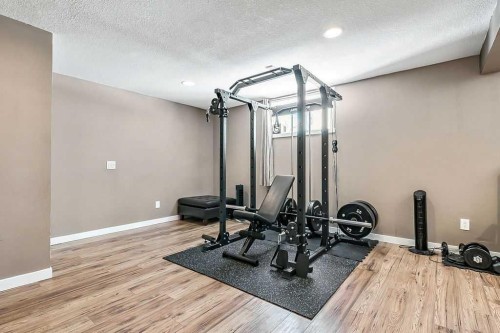 1724 4 Avenue Se, High River, AB - Indoor Photo Showing Gym Room