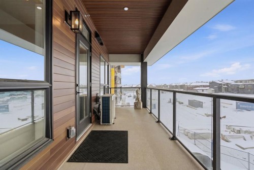 7306-1802 Mahogany Boulevard Se, Calgary, AB - Outdoor With Balcony With Exterior