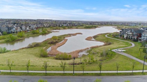 7306-1802 Mahogany Boulevard Se, Calgary, AB - Outdoor With Body Of Water With View
