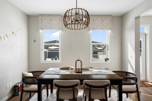 171 Chelsea Road, Chestermere, AB - Indoor Photo Showing Dining Room