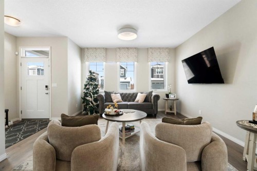 171 Chelsea Road, Chestermere, AB - Indoor Photo Showing Living Room