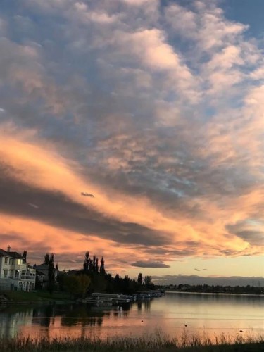 401 Marina Drive, Chestermere, AB - Outdoor With Body Of Water With View