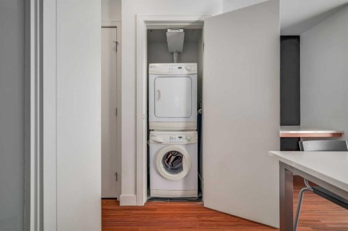 538-222 Riverfront Avenue Sw, Calgary, AB - Indoor Photo Showing Laundry Room