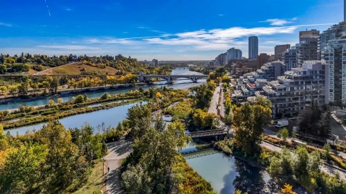 538-222 Riverfront Avenue Sw, Calgary, AB - Outdoor With View
