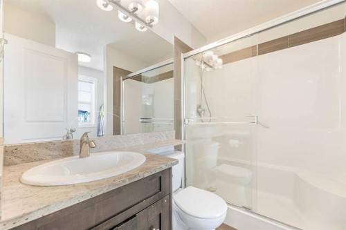 108 Jumping Pound Common, Cochrane, AB - Indoor Photo Showing Bathroom