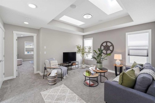 101 Ranch Rise, Strathmore, AB - Indoor Photo Showing Living Room