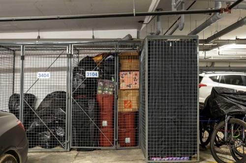 104-30 Sage Hill Walk Nw, Calgary, AB - Indoor Photo Showing Garage