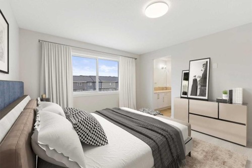 267 Waterford Heights, Chestermere, AB - Indoor Photo Showing Bedroom
