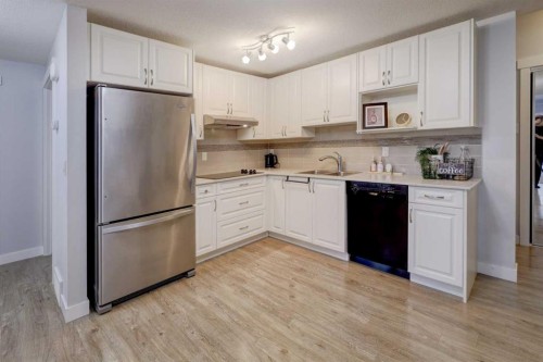213 Kingsmere Cove Se, Airdrie, AB - Indoor Photo Showing Kitchen With Double Sink