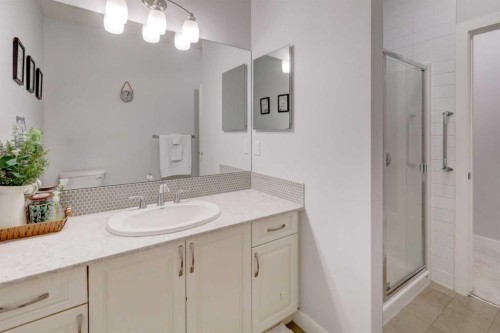 213 Kingsmere Cove Se, Airdrie, AB - Indoor Photo Showing Bathroom