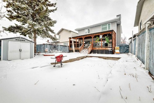 49 Applewood Court Se, Calgary, AB - Outdoor With Deck Patio Veranda